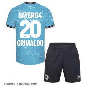 Bayer Leverkusen Alejandro Grimaldo #20 Replika Tredje Tröja Barn 2023-24 Kortärmad (+ Korta byxor)